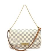 Pre-owned Cotton louis-vuitton-bags Louis Vuitton Vintage , White , Da...