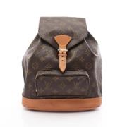 Pre-owned Canvas backpacks Louis Vuitton Vintage , Brown , Dames