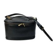 Pre-owned Leather louis-vuitton-bags Louis Vuitton Vintage , Black , D...