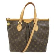 Pre-owned Canvas shoulder-bags Louis Vuitton Vintage , Brown , Dames