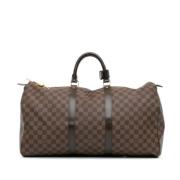 Pre-owned Canvas travel-bags Louis Vuitton Vintage , Brown , Dames