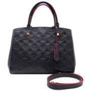 Pre-owned Leather louis-vuitton-bags Louis Vuitton Vintage , Blue , Da...