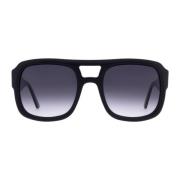 Aviator zonnebril Zwart Grijs verloop Andy Wolf , Black , Unisex