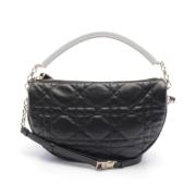 Pre-owned Leather dior-bags Dior Vintage , Black , Dames