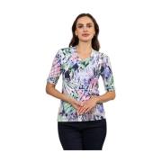 Basis T-shirt O-hals Korte Mouw Roberto sarto , Multicolor , Dames