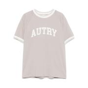 Gestreept Raglanmouw Crew Neck T-shirt Autry , Gray , Dames