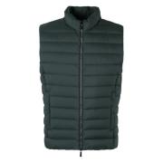 Gewatteerde bodywarmer van ganzendons Moorer , Green , Heren