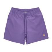 Mesh Zwemshorts Arrenga/Goud Carhartt Wip , Purple , Heren