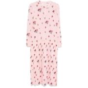 Roze Strik Detail Lange Mouw Jurk Alessandra Rich , Pink , Dames