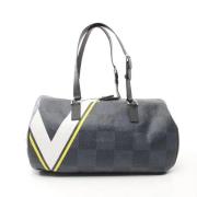 Pre-owned Canvas travel-bags Louis Vuitton Vintage , Blue , Dames