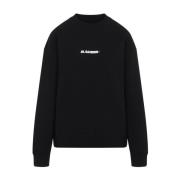 Casual Sweatshirt voor dagelijks gebruik Jil Sander , Black , Dames