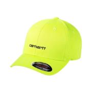 Gestructureerde Flexfit Script Cap Carhartt Wip , Green , Heren