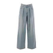 Denim Palazzo Candy Wide Leg Jeans Haikure , Blue , Dames