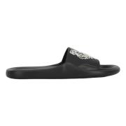 Logo detail rubberen slippers Kenzo , Black , Dames