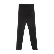 Zwarte Leggings met Elastische Taille Fila , Black , Dames