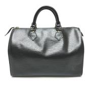 Pre-owned Leather louis-vuitton-bags Louis Vuitton Vintage , Black , D...