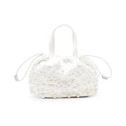 Stijlvolle Witte Trekkoordtas met Logo Anya Hindmarch , White , Dames