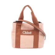 Pre-owned Cotton shoulder-bags Chloé Pre-owned , Pink , Dames