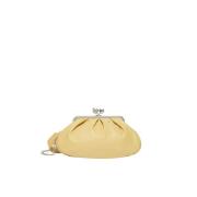 Pasticcino Leren Tas met Afneembare Banden Max Mara Weekend , Yellow ,...