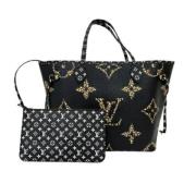 Pre-owned Canvas totes Louis Vuitton Vintage , Black , Dames