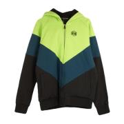 Fluo Green/Navy/Black Hoodie Dolly Noire , Green , Heren