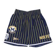 Michigan Wolverines Basketbalshorts Mitchell & Ness , Blue , Heren