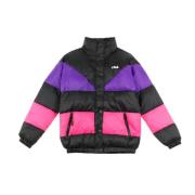 Zwart/Paars/Roze Donsjack voor dames Fila , Multicolor , Dames