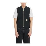 Klassieke Dearborn Canvas Vest Carhartt Wip , Black , Heren