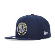 NBA City Night Flat Visor Cap New Era , Blue , Heren