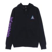 Prism Triple Triangle Zip Up Hoodie HUF , Blue , Heren