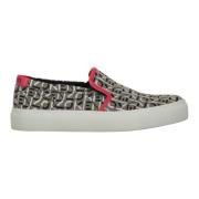 Jacquard Logo Slip-On Sneakers Kenzo , Multicolor , Dames