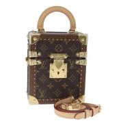 Pre-owned Canvas louis-vuitton-bags Louis Vuitton Vintage , Brown , Da...