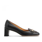 Zwarte Instap Blokhak Schoenen Tod's , Black , Dames