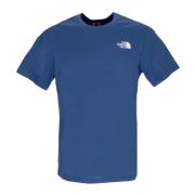 Blauwe Shady Tee Heren T-shirt The North Face , Blue , Heren