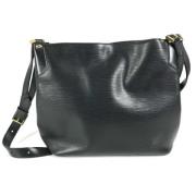 Pre-owned Leather louis-vuitton-bags Louis Vuitton Vintage , Black , D...