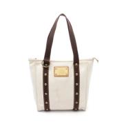 Pre-owned Cotton louis-vuitton-bags Louis Vuitton Vintage , Beige , Da...