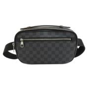 Pre-owned Canvas handbags Louis Vuitton Vintage , Black , Heren