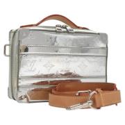 Pre-owned Leather louis-vuitton-bags Louis Vuitton Vintage , Gray , Da...