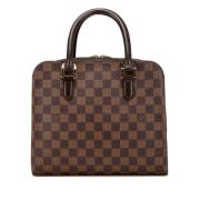 Pre-owned Canvas handbags Louis Vuitton Vintage , Brown , Dames