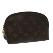 Pre-owned Canvas pouches Louis Vuitton Vintage , Brown , Dames