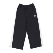 Zwarte Sportieve Lange Broek met Koord Puma , Black , Heren