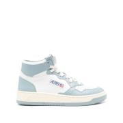 Witte Veterschoenen met Geperforeerde Neus Autry , Blue , Dames