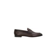 Bruin leren amandelvormige loafers Church's , Brown , Heren