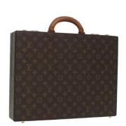 Pre-owned Canvas briefcases Louis Vuitton Vintage , Brown , Dames