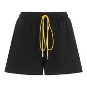 Katoenen shorts met twee achterzakken Rhude , Black , Dames