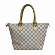 Pre-owned Canvas louis-vuitton-bags Louis Vuitton Vintage , White , Da...