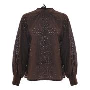 Stijlvolle Damesblouses Collectie Kocca , Brown , Dames