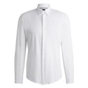 Stretch shirt in 'P-Roan' stijl Hugo Boss , White , Heren