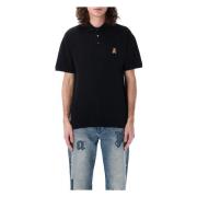 Schattig Beer Polo Shirt Palm Angels , Black , Heren