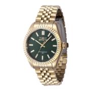 Groene wijzerplaat kwarts dameshorloge Invicta Watches , Yellow , Dame...